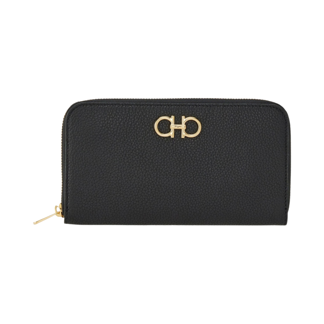 220405-758661 Ferragamo Gancini Continental Long Wallet Black