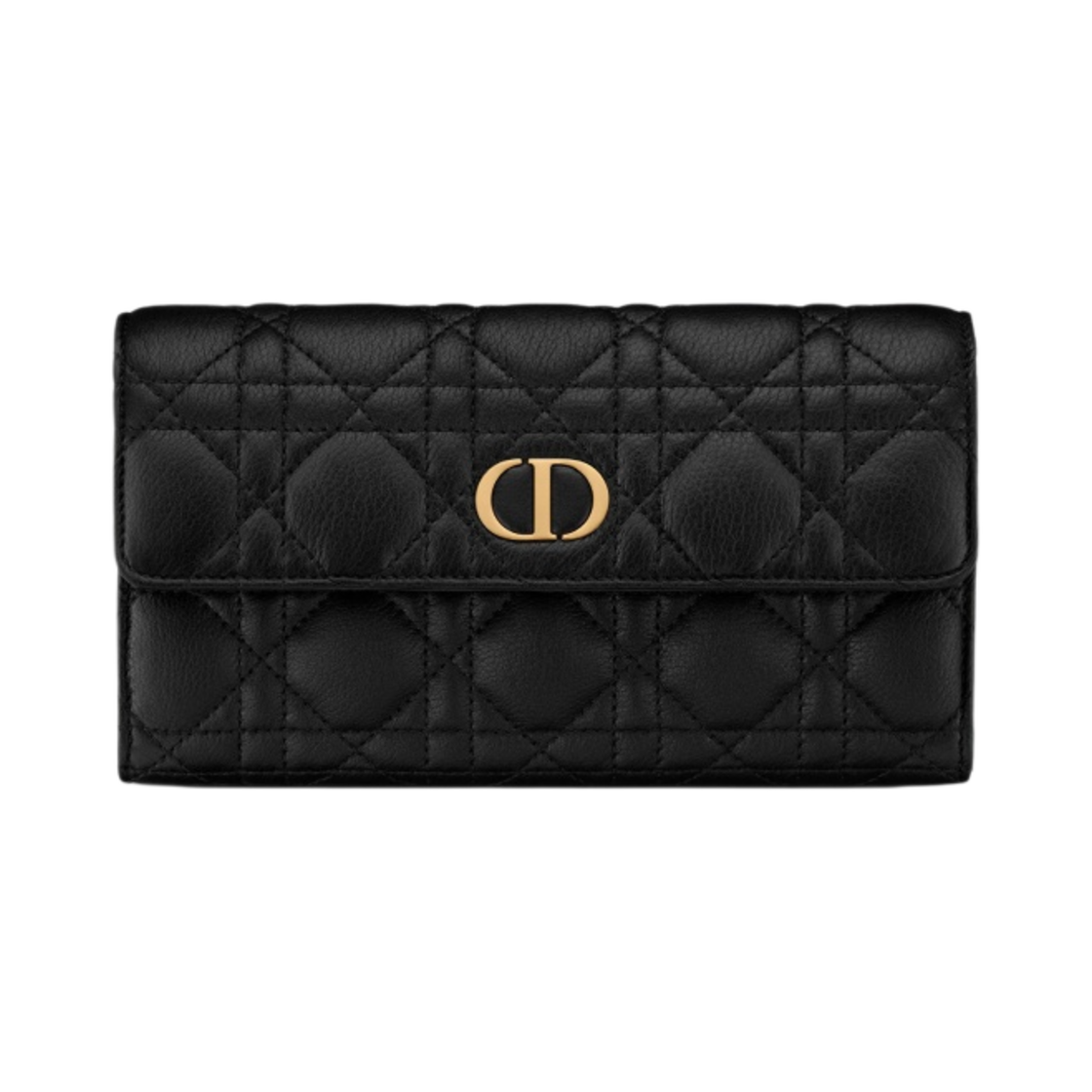 디올 카고 지갑 서플 까나쥬 카프스킨 블랙(Dior Caro Wallet Supple Cannage Calfskin Black) - 1