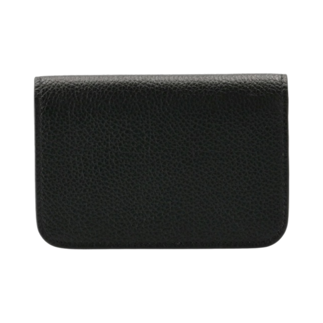 발렌시아가 그레인드 카프스킨 캐쉬 플랩 카드 홀더 블랙(Balenciaga Grained Calfskin Cash Flap Card Holder Black) - 4