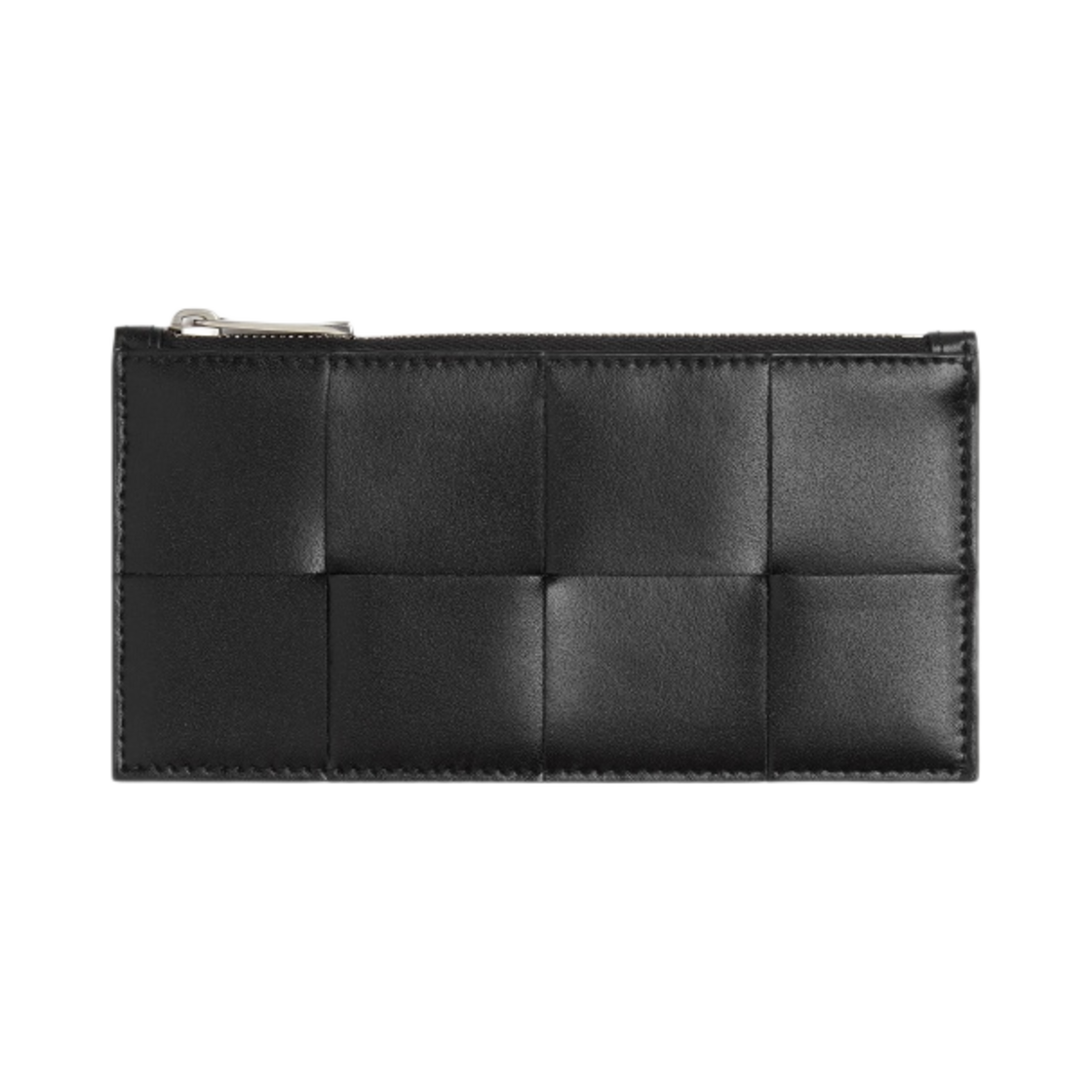 보테가 베네타 지퍼 카드 케이스 블랙(Bottega Veneta Zipped Card Case Black) - 1