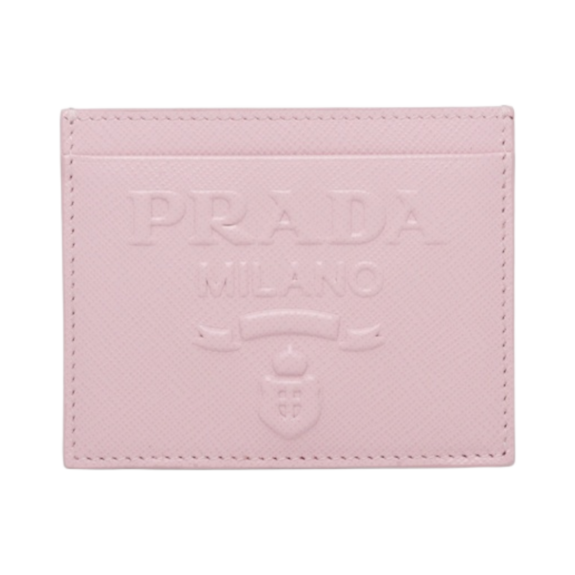 프라다 사피아노 레더 카드 홀더 알라바스터 핑크(Prada Saffiano Leather Card Holder Alabaster Pink) - 1