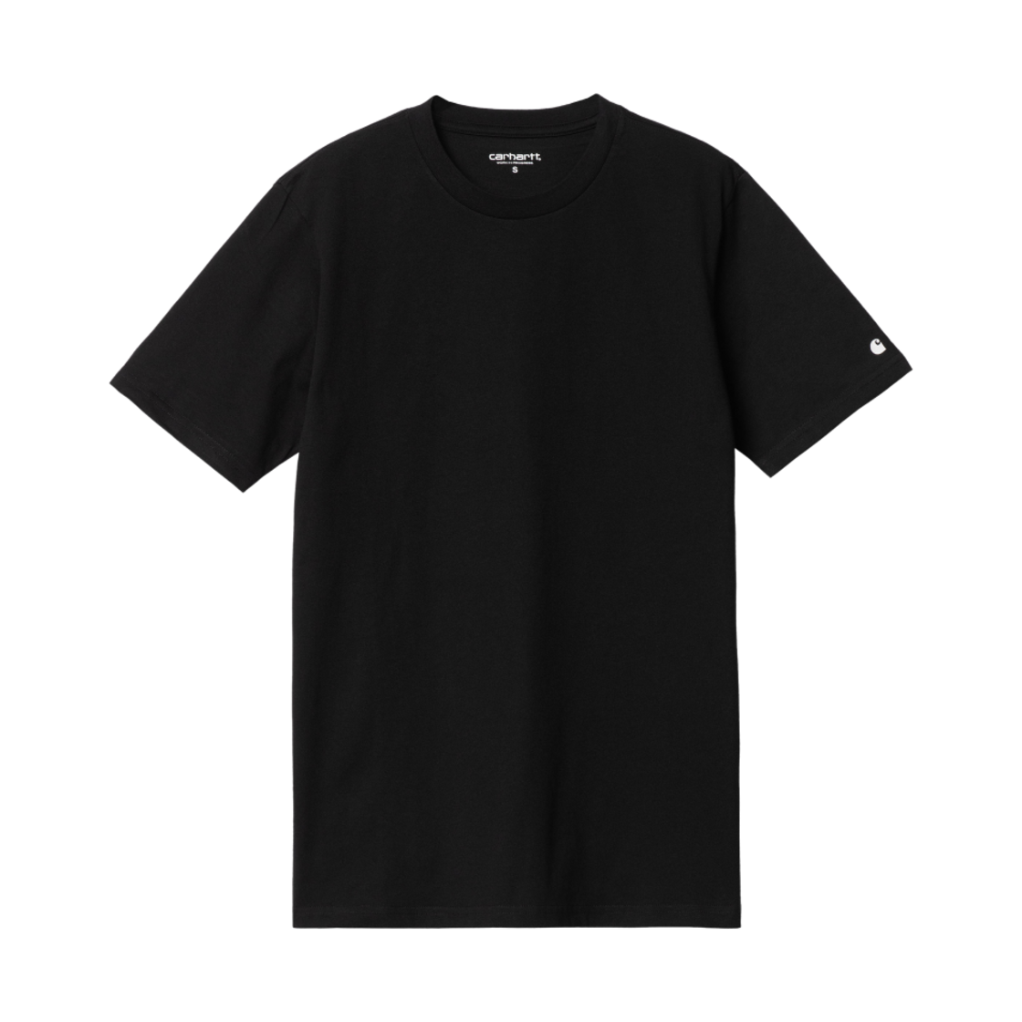 [15% 쿠폰] 칼하트 WIP 숏슬리브 베이스 티셔츠 블랙([15% 쿠폰] Carhartt WIP S/S Base T-Shirt Black)