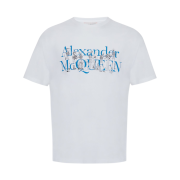 Alexander Mcqueen Skeleton Band T-shirt White Mix