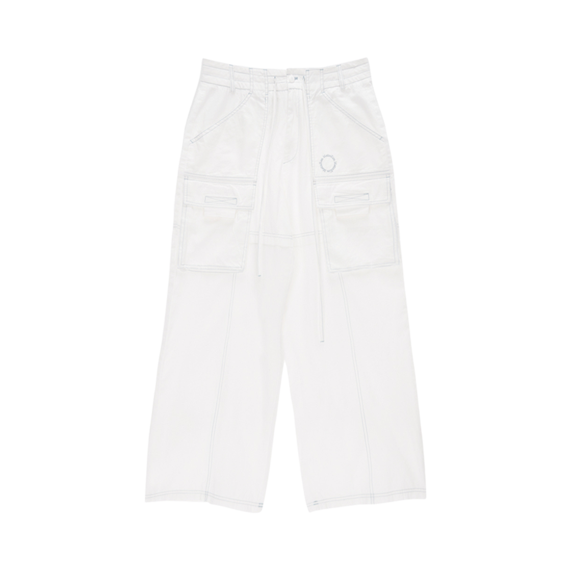 パンツ [MATINKIM]washed cargo stitch pants in white W) 마뗑킴 워시드 카고 스티치 팬츠 화이트 | Matin Kim | KREAM