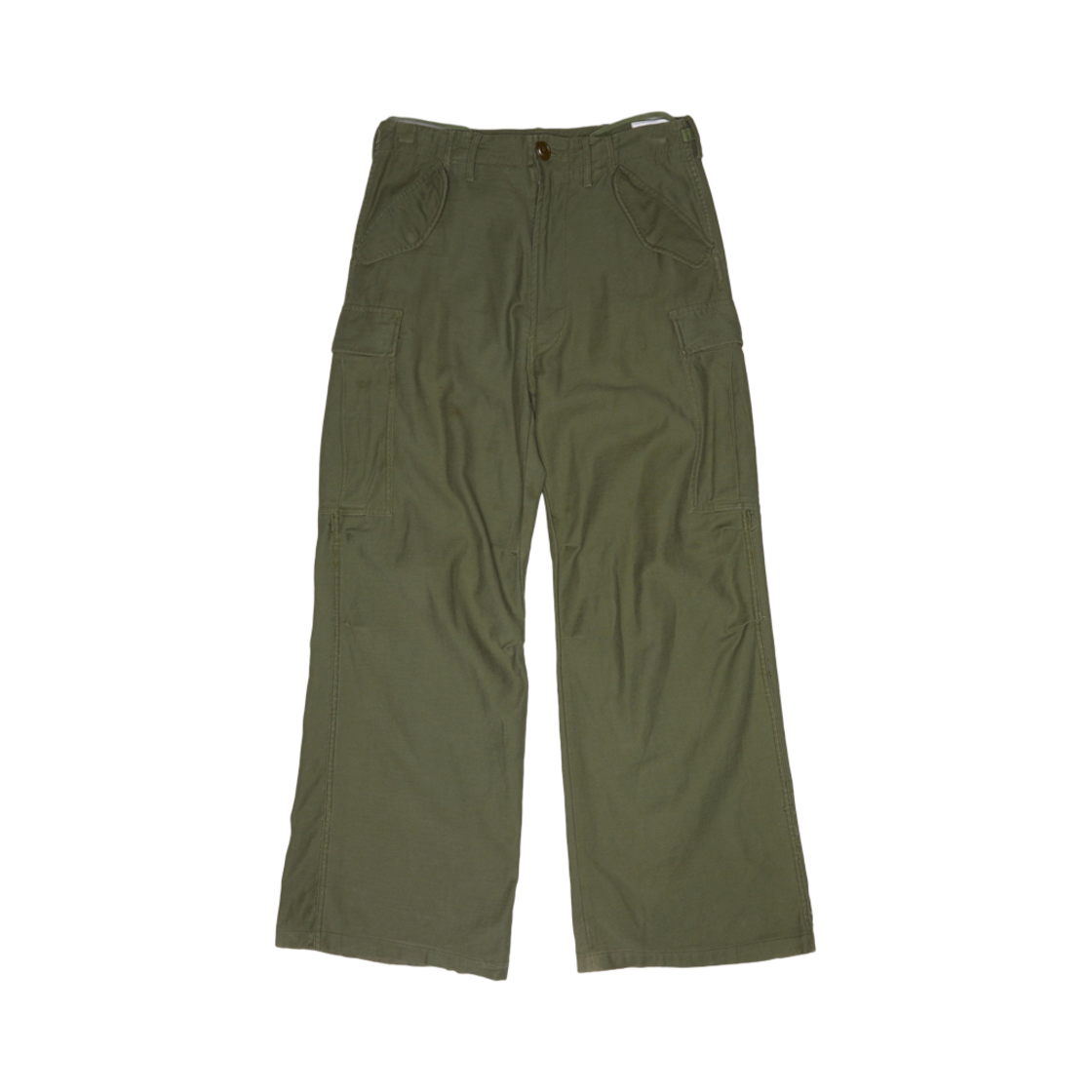 (W) R13 와이드 레그 카고 올리브((W) R13 Wide Leg Cargo Olive)