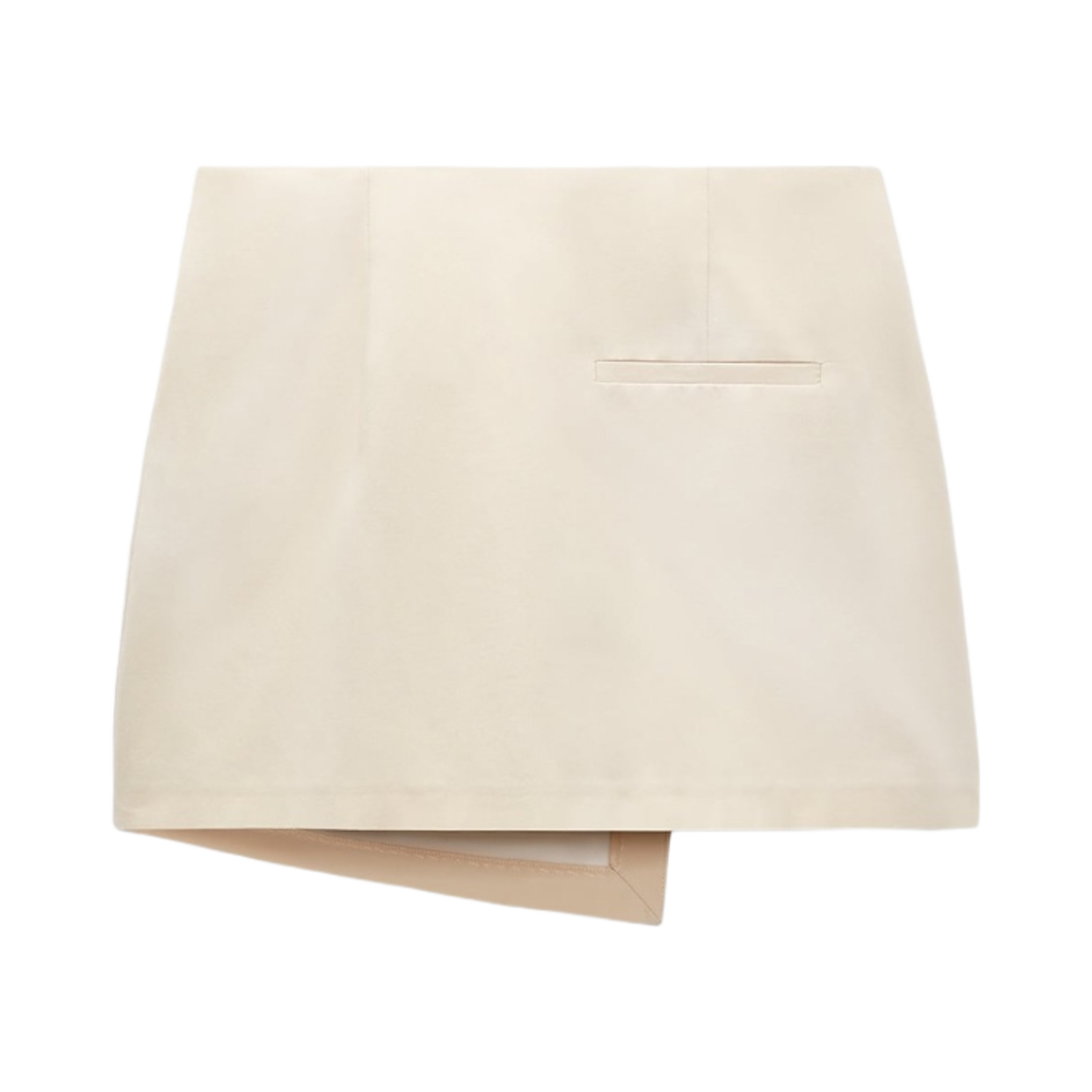 (W) 자라 카고 스커트 팬츠 베이지((W) Zara Cargo Skirt Pants Beige) - 2