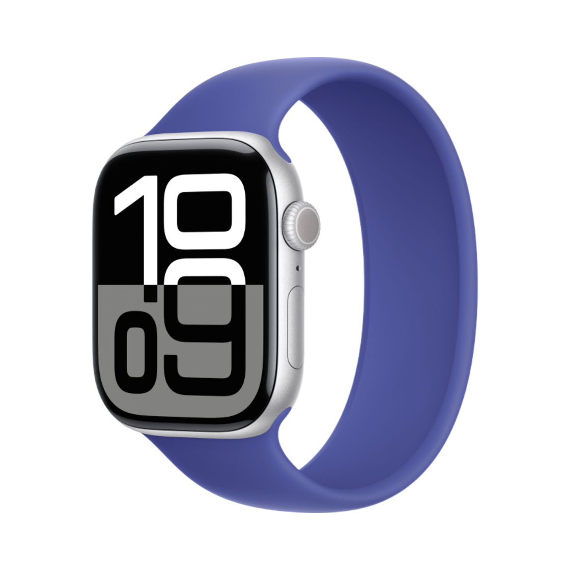 애플 워치 10 46mm 셀룰러 실버 알루미늄 케이스 솔로 루프 울트라마린 (국내 정식 발매 제품)(Apple Watch Series 10 46mm Cellular Silver Aluminium Case with Solo Loop Ultramarine (Korean Ver.)) - 1