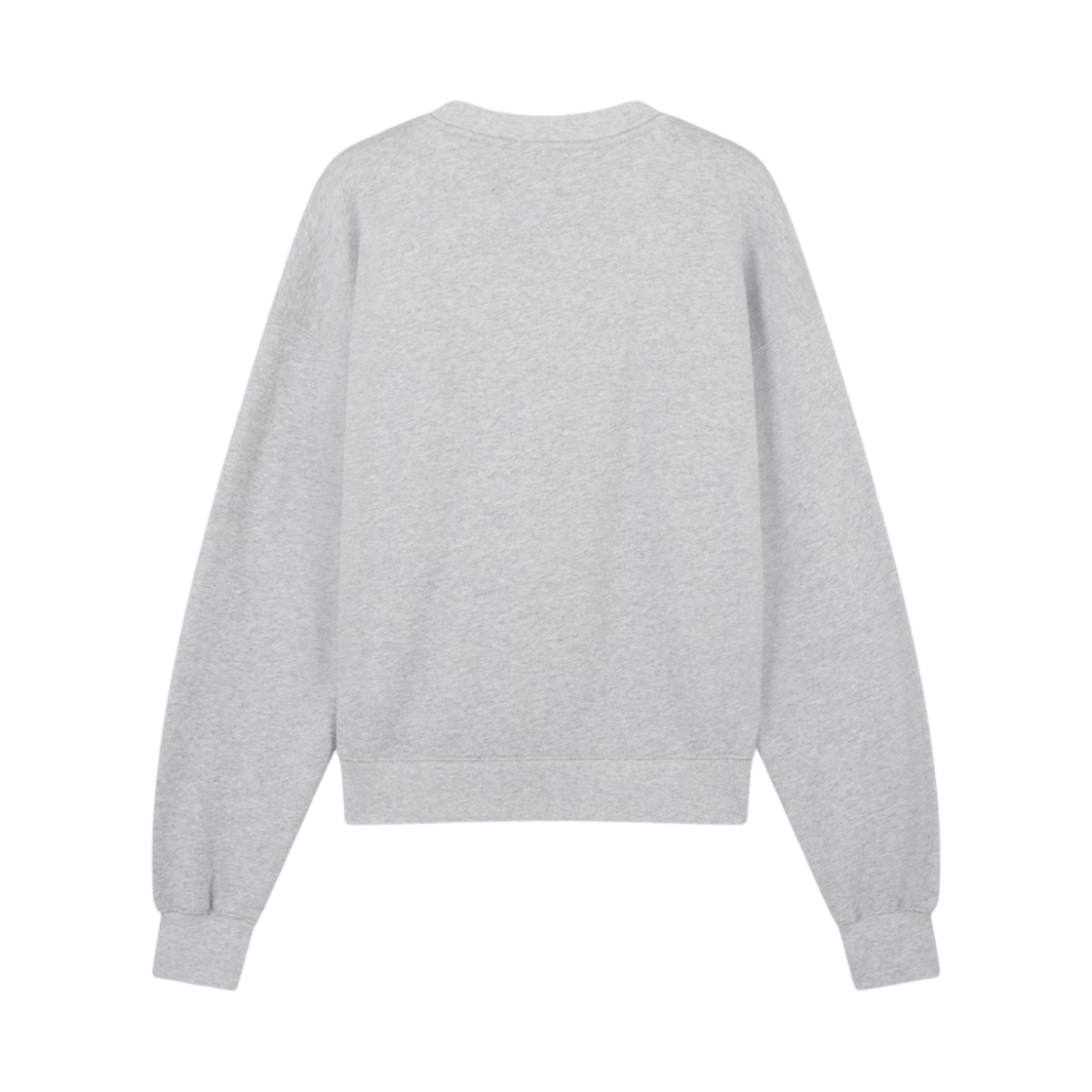 (W) 메종 키츠네 플라워 컴포트 스웨트셔츠 라이트 그레이 멜란지((W) Maison Kitsune Flowers Comfort Sweatshirt Light Grey Melange) - 2