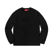Supreme Cutout Logo Crewneck Black - 20SS