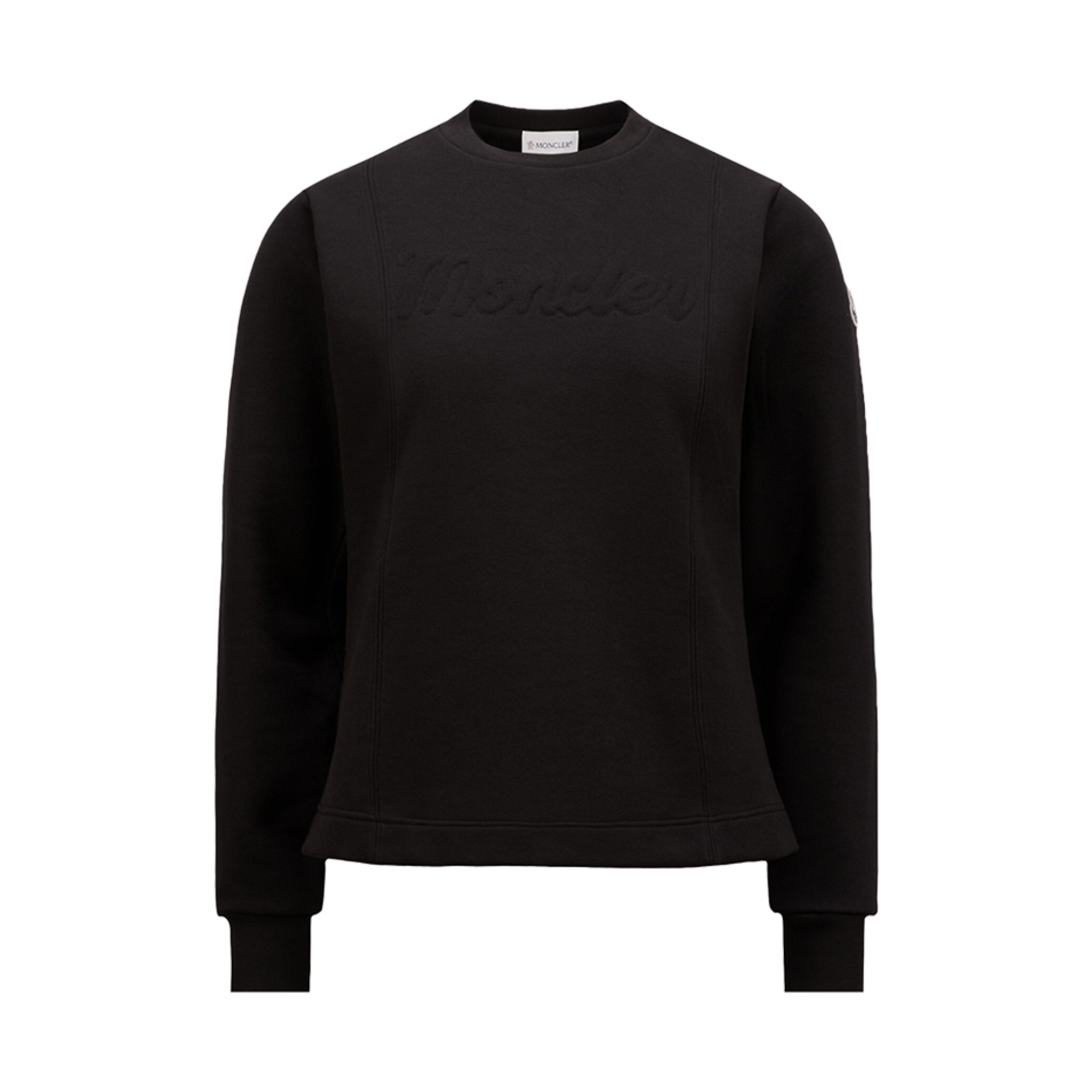 J2-093-8G00025-899RB-999 (W) Moncler Logo Sweatshirt Black - 24FW