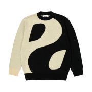 Palace Yin Yang Knit Cream Black - 22SS