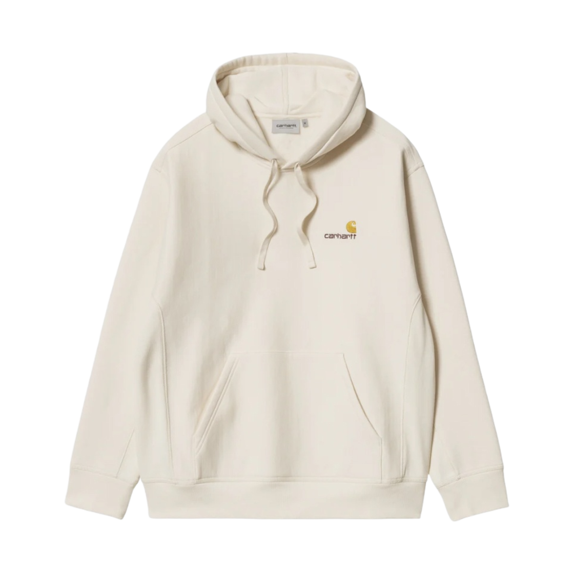 칼하트 WIP 후드 아메리칸 스크립트 스웨트셔츠 내츄럴(Carhartt WIP Hooded American Script Sweatshirt Natural)