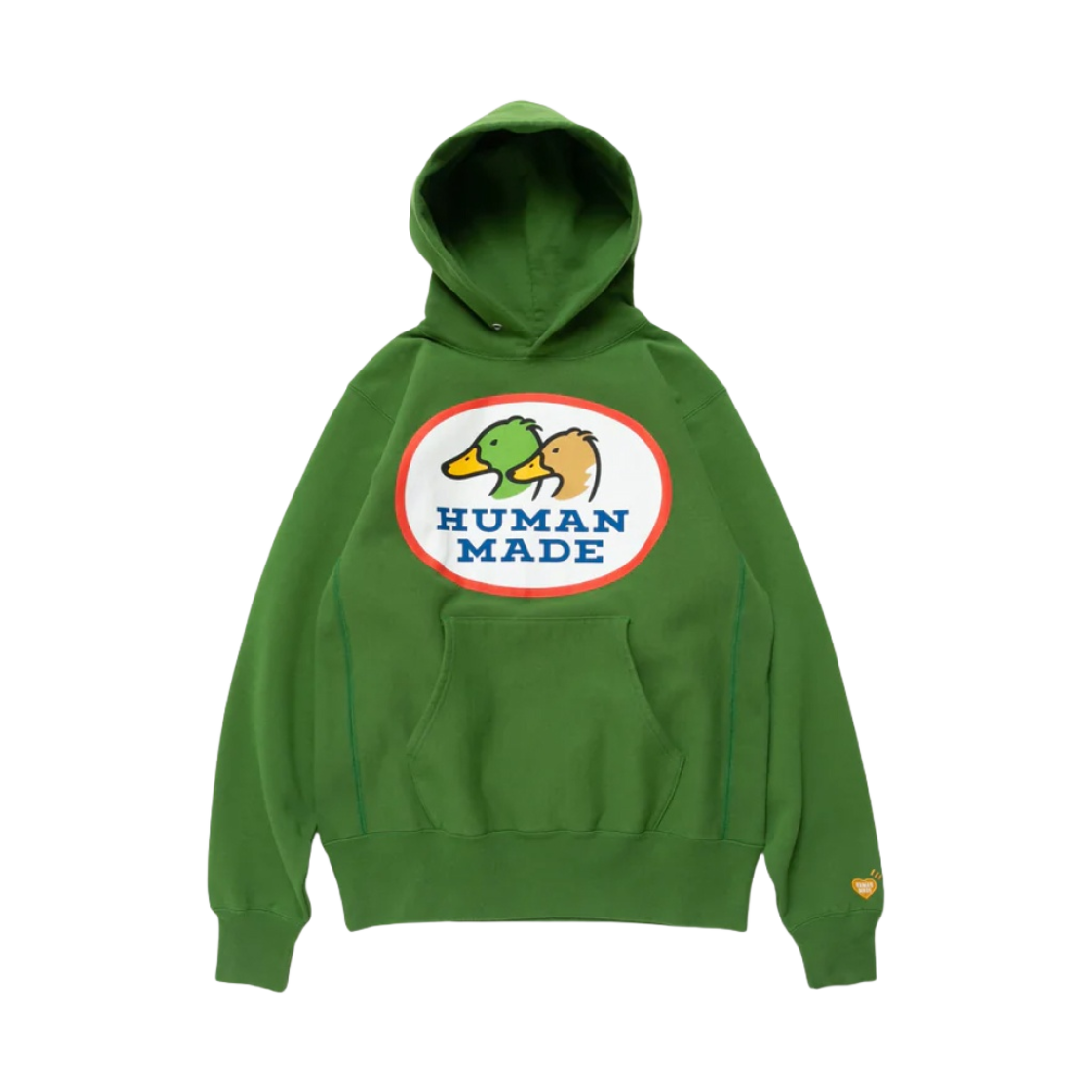 휴먼 메이드 헤비웨이트 후드 #1 그린(Human Made Heavyweight Hoodie #1 Green) - 1