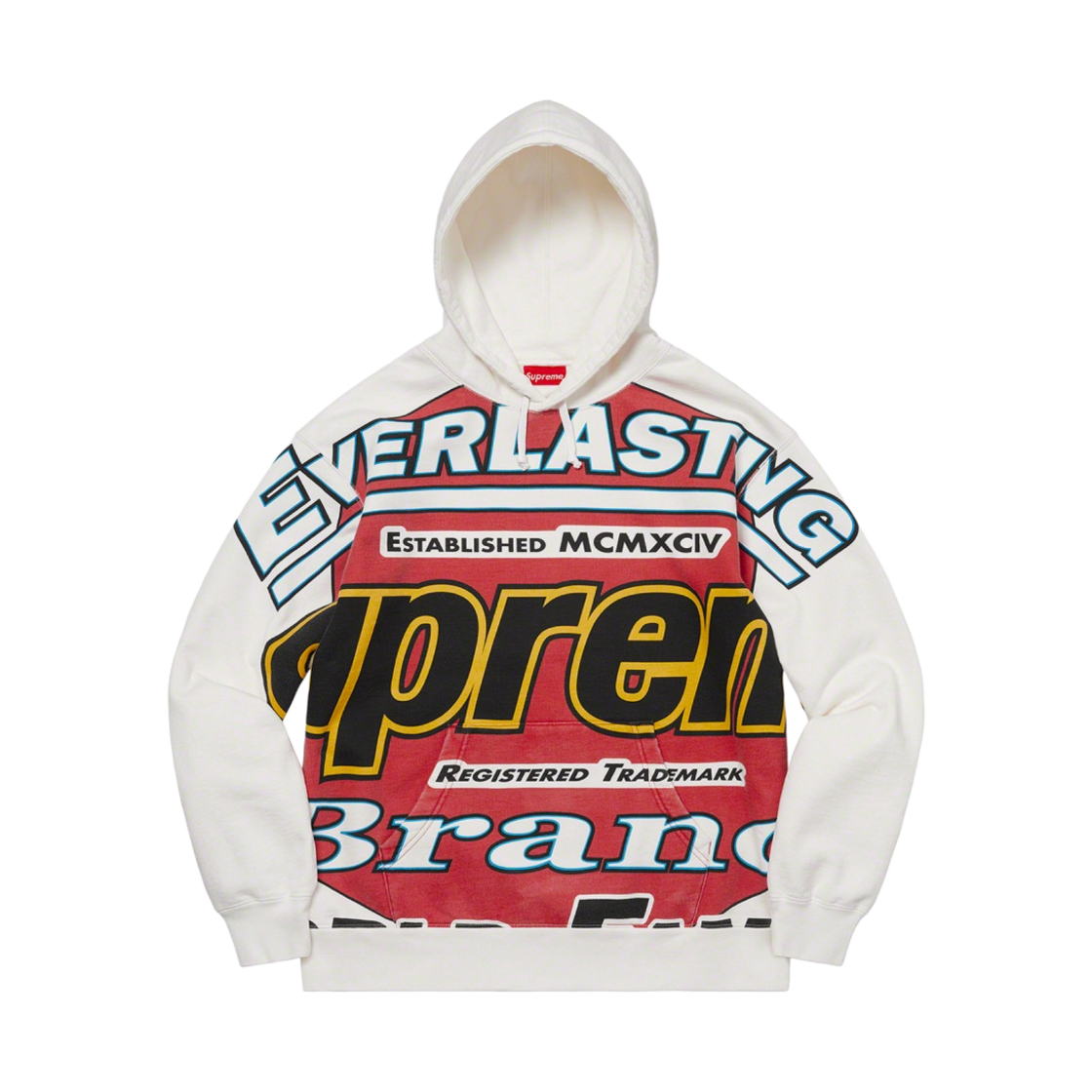 슈프림 에버래스팅 후드 스웨트셔츠 화이트 - 21SS(Supreme Everlasting Hooded Sweatshirt White - 21SS) - 1