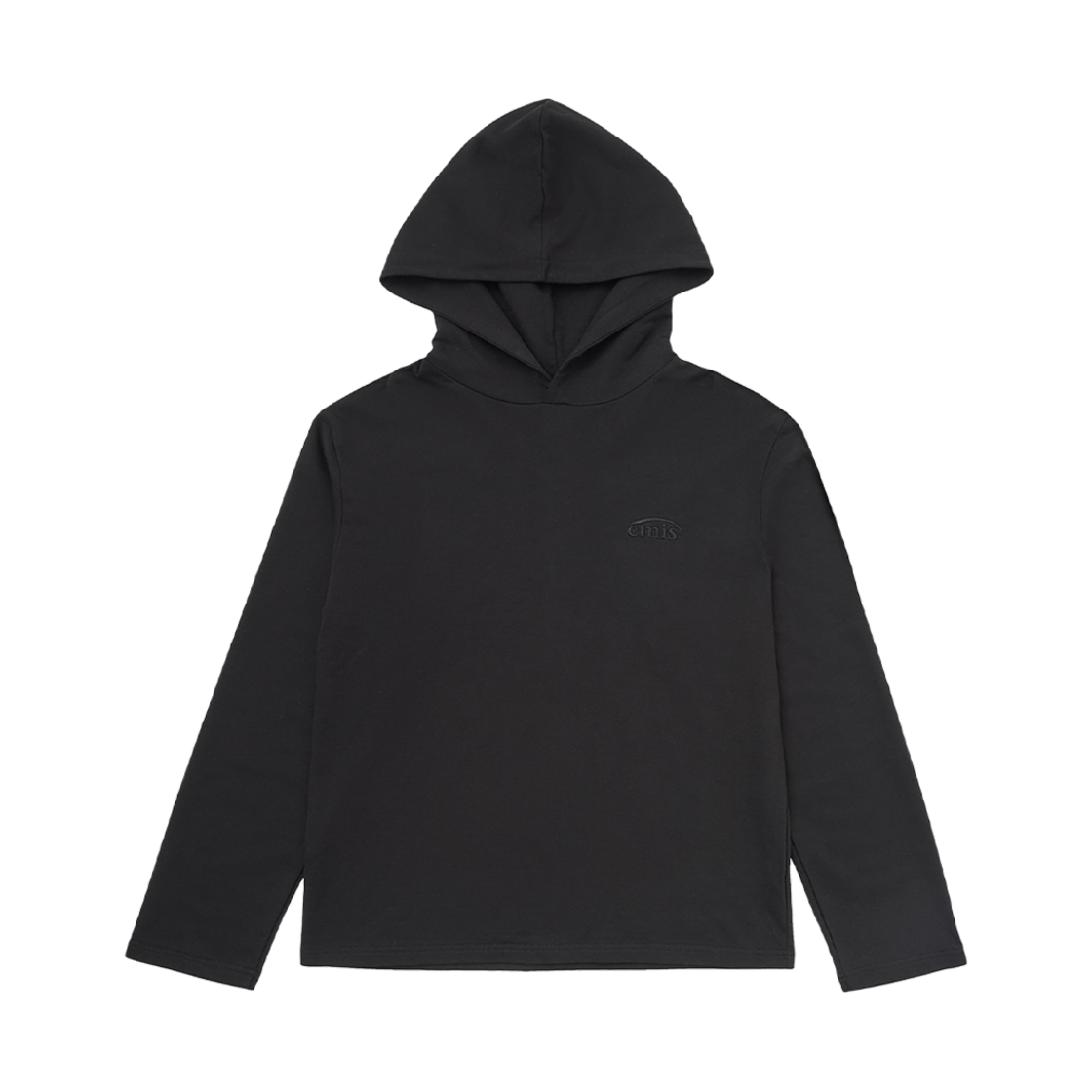 (W) 이미스 후드 티셔츠 블랙((W) Emis Hood T-Shirt Black)