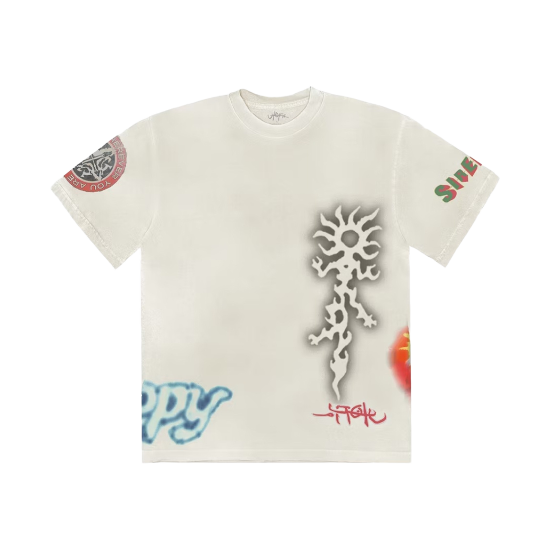 트래비스 스캇 사이렌 티셔츠 화이트(Travis Scott Siren T-Shirt White) - 1