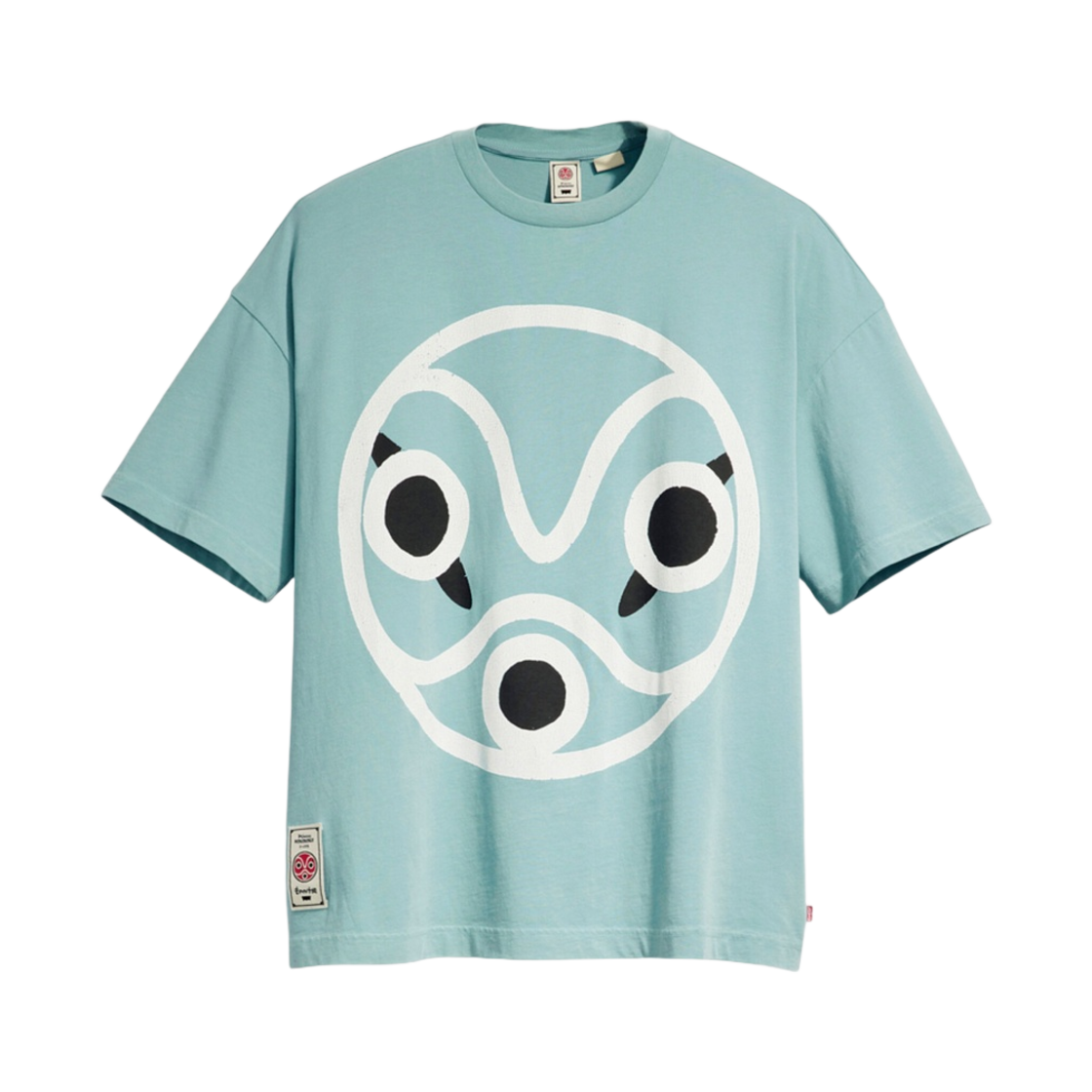 리바이스 x 모노노케 히메 산 마스크 티셔츠 블루(Levi's x Princess Mononoke San's Mask T-Shirt Blue) - 1