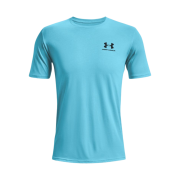 Under Armour Sportstyle Left Chest Short Sleeve T-Shirt Fresco Blue Black