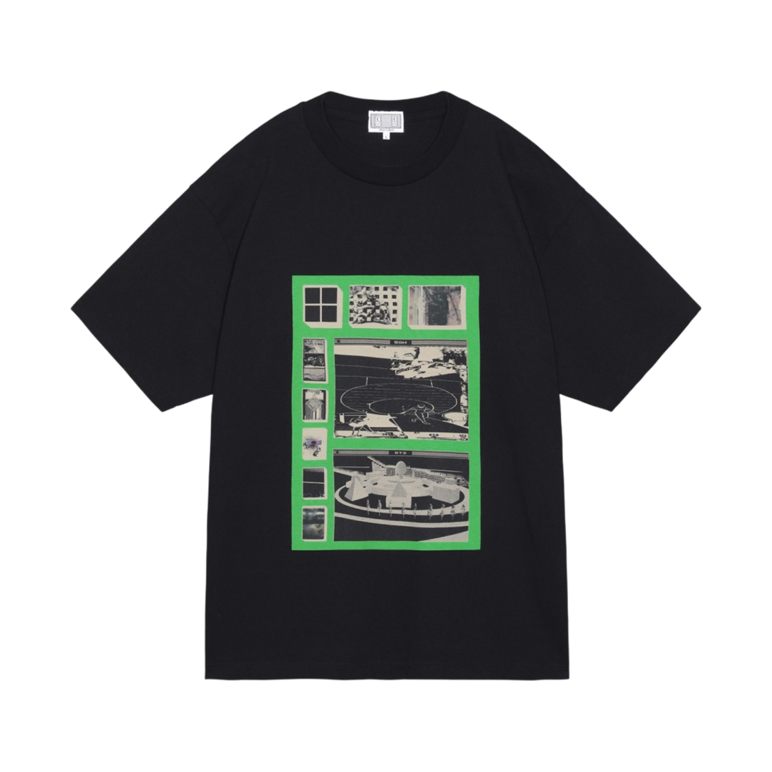 카브엠트 VS 7SK JK3 5GH 5T2 티셔츠 블랙 - 24SS(Cav Empt VS 7SK JK3 5GH 5T2 T-Shirt Black - 24SS)