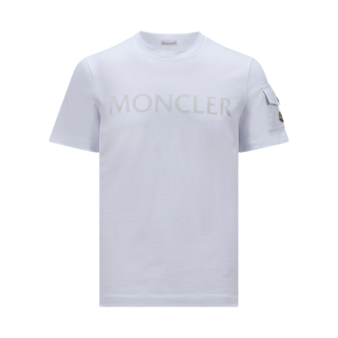 J2-091-8C00054-8390T-001 Moncler Logo T-Shirt Optical White - 24FW