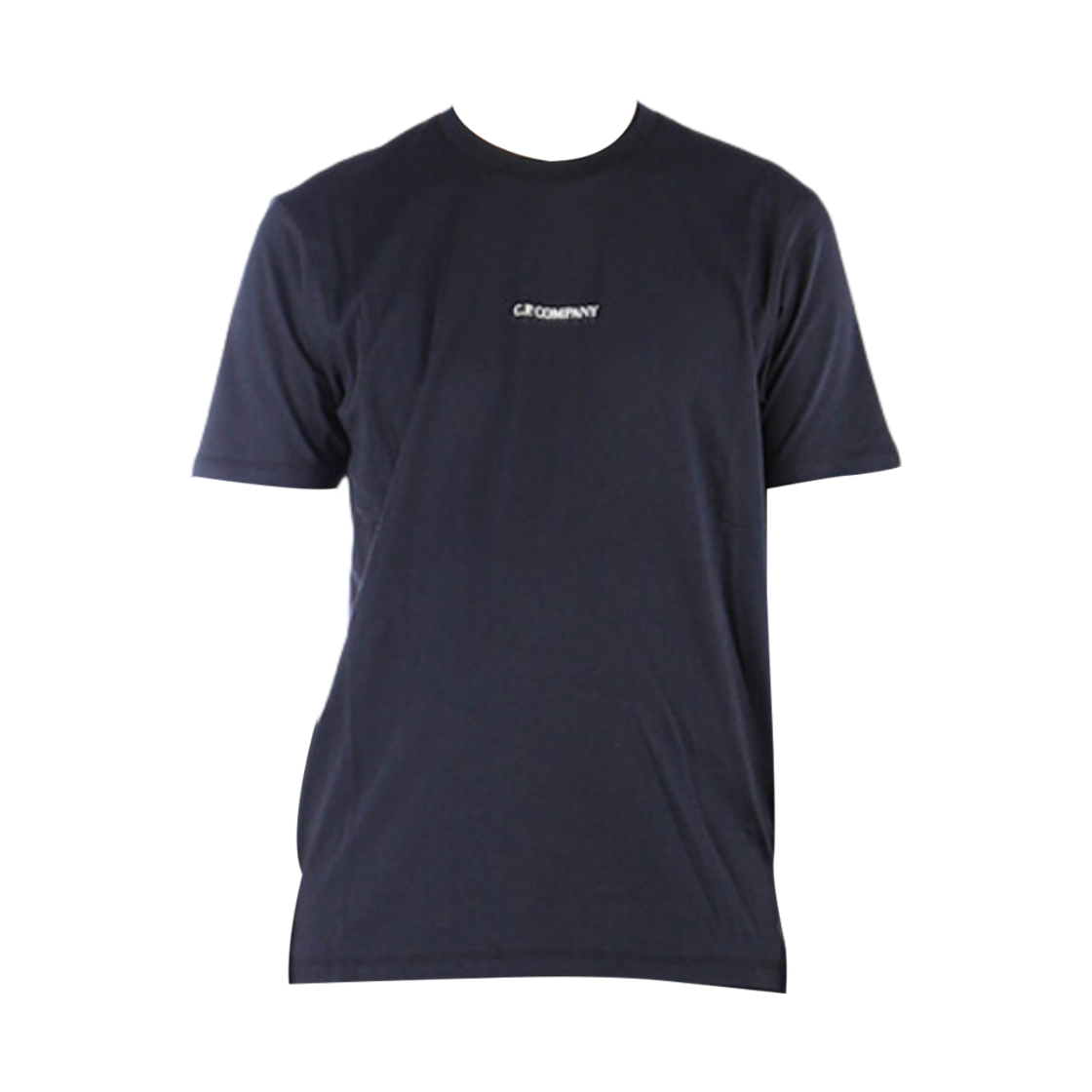 12CMTS048A006011W888 C.P. Company Jersey Logo Relaxed Fit Short Sleeved T-Shirt Total Eclipse Blue - 22SS
