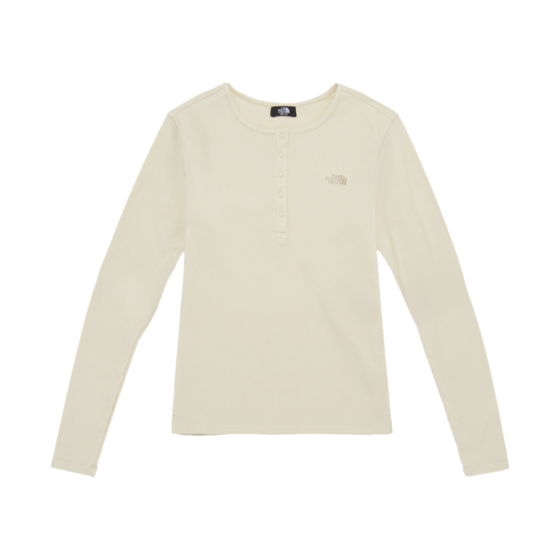 (W) 노스페이스 베르디 롱슬리브 라운드넥 티셔츠 라이트 베이지((W) The North Face Verdi L/S Roundneck T-Shirt Light Beige) - 1