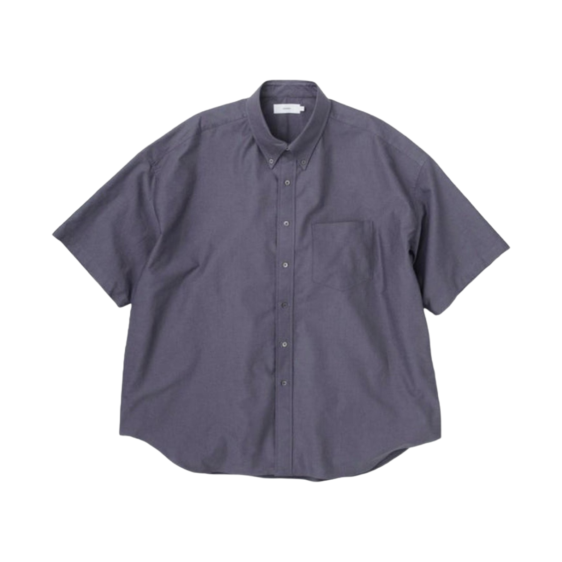 그라프페이퍼 옥스포드 숏슬리브 오버사이즈 B.D 셔츠 그레이(Graphpaper Oxford S/S Oversized B.D Shirt Gray)