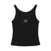 MUCENT Back Detail Signature Sleeveless Black