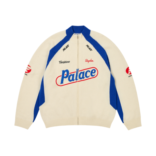 Palace Rapha Zip Knit White - 24FW