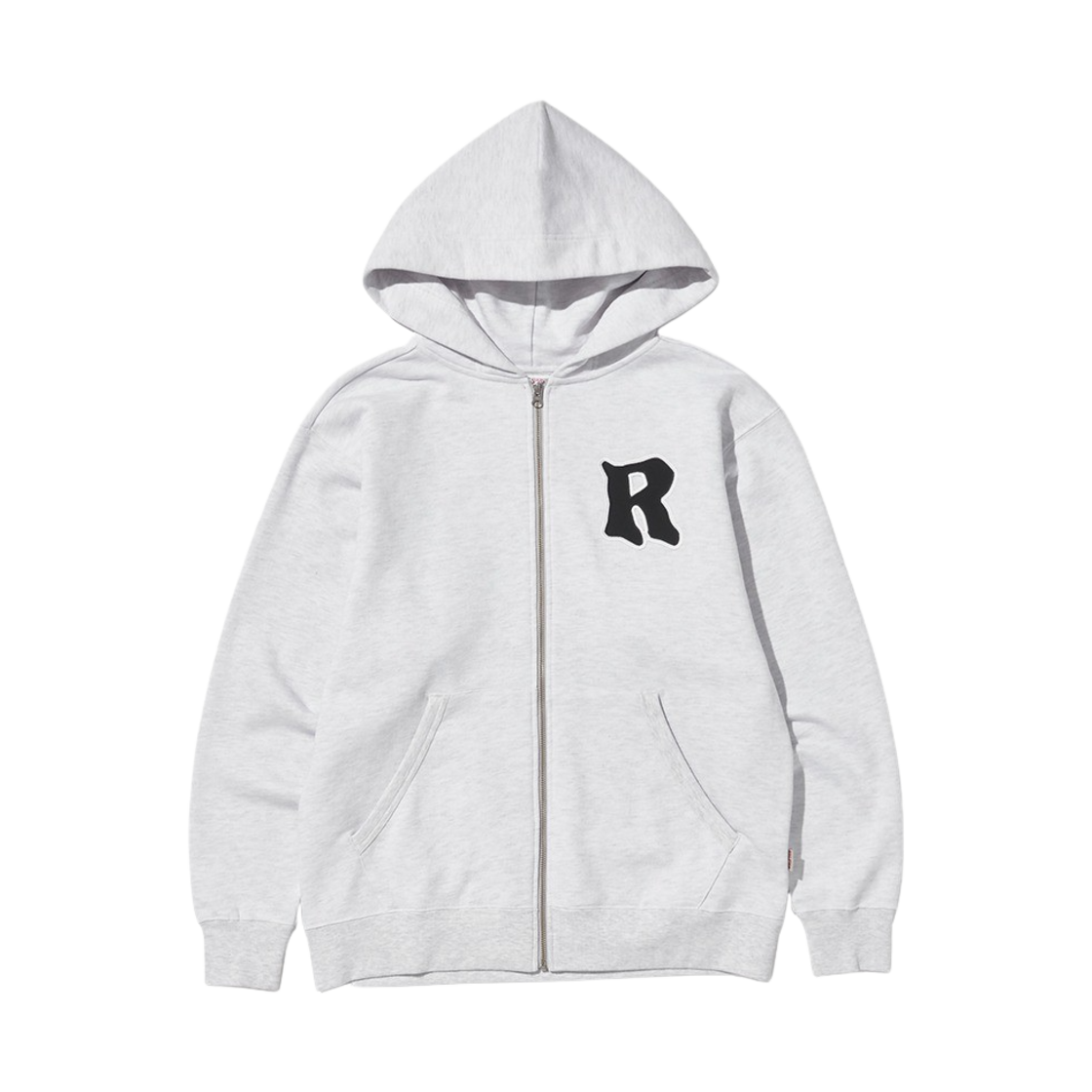트루릴리젼 알 포인트 집업 후디 멜란지 그레이(True Religion R. Point Zip-Up Hoodie Melange Grey)