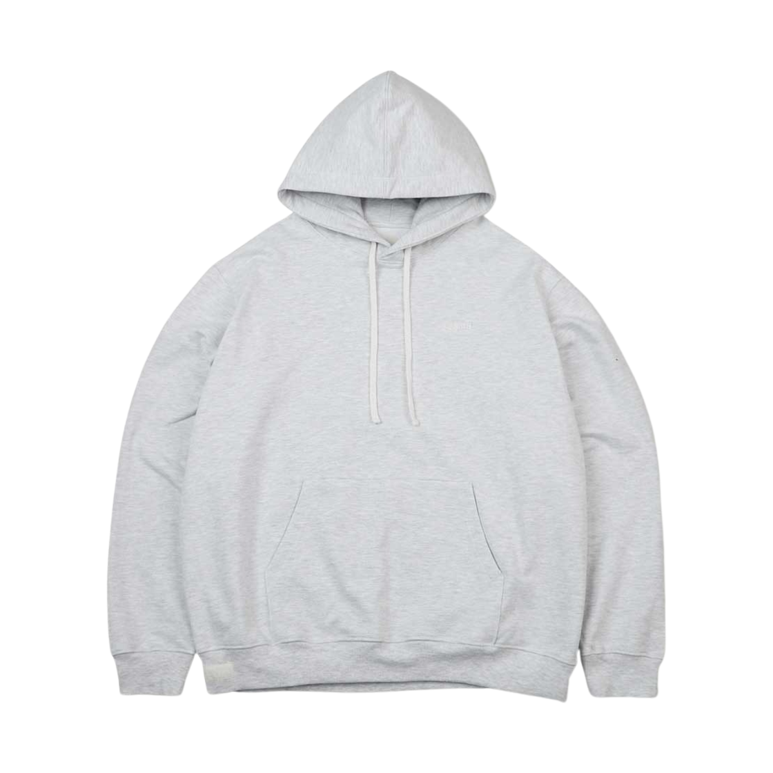 KA24SMSWLGR Kasina Authentic Logo Hoodie Light Grey
