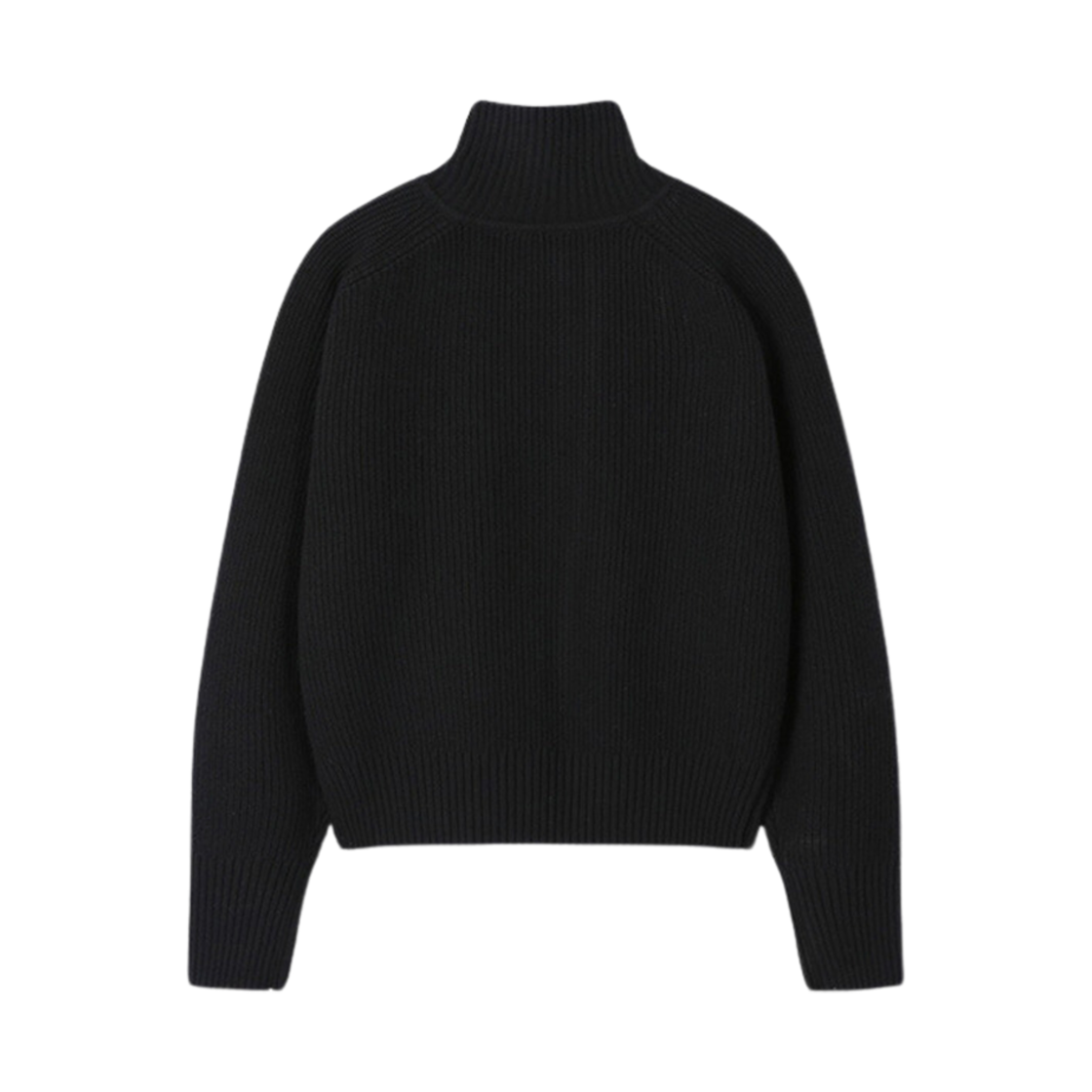 토니웩 울 다이애그널 지퍼 스웨터 블랙(Tonywack Wool Diagonal Zippered Sweater Black) - 2