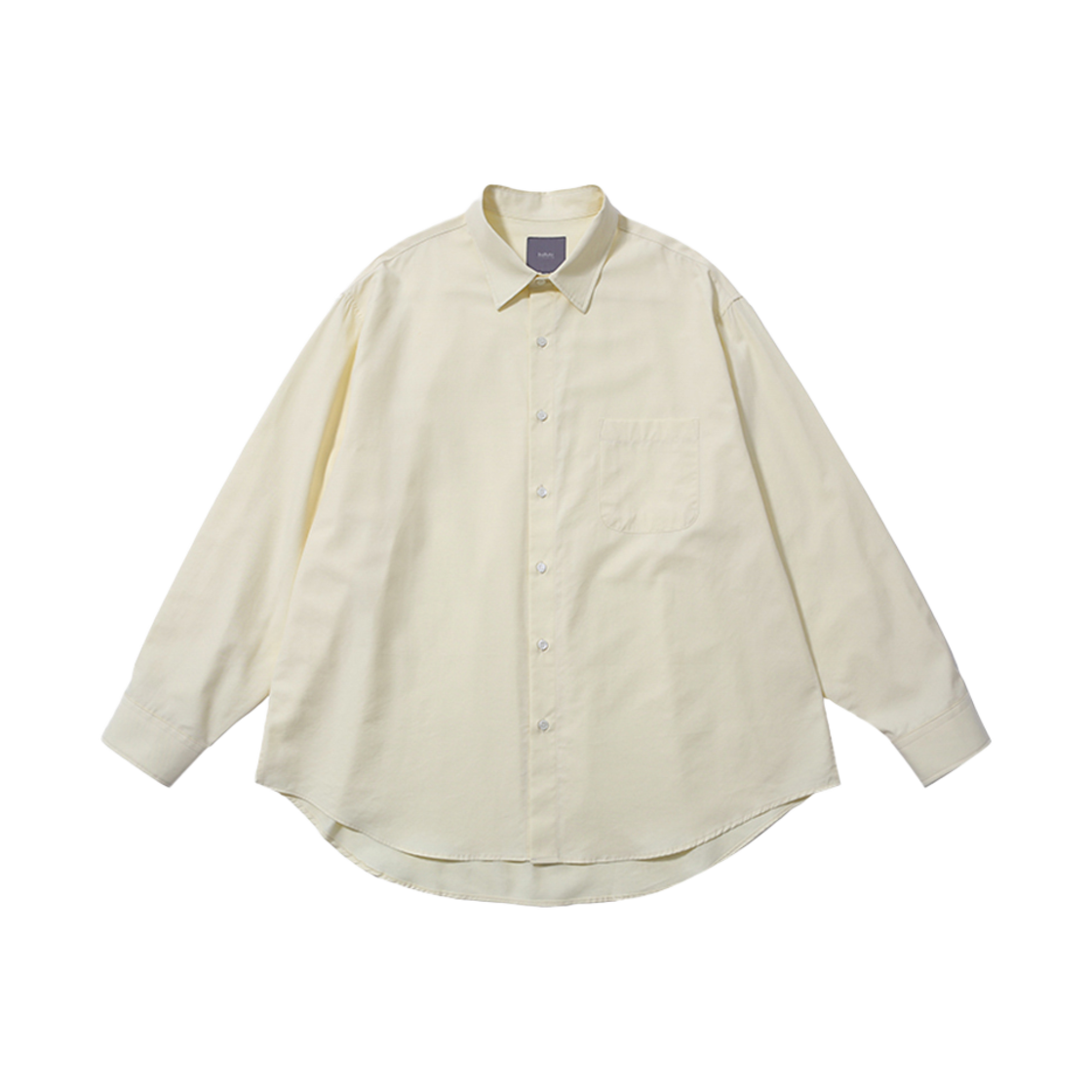 발루트 코튼 텐셀 오버 실루엣 셔츠 레몬