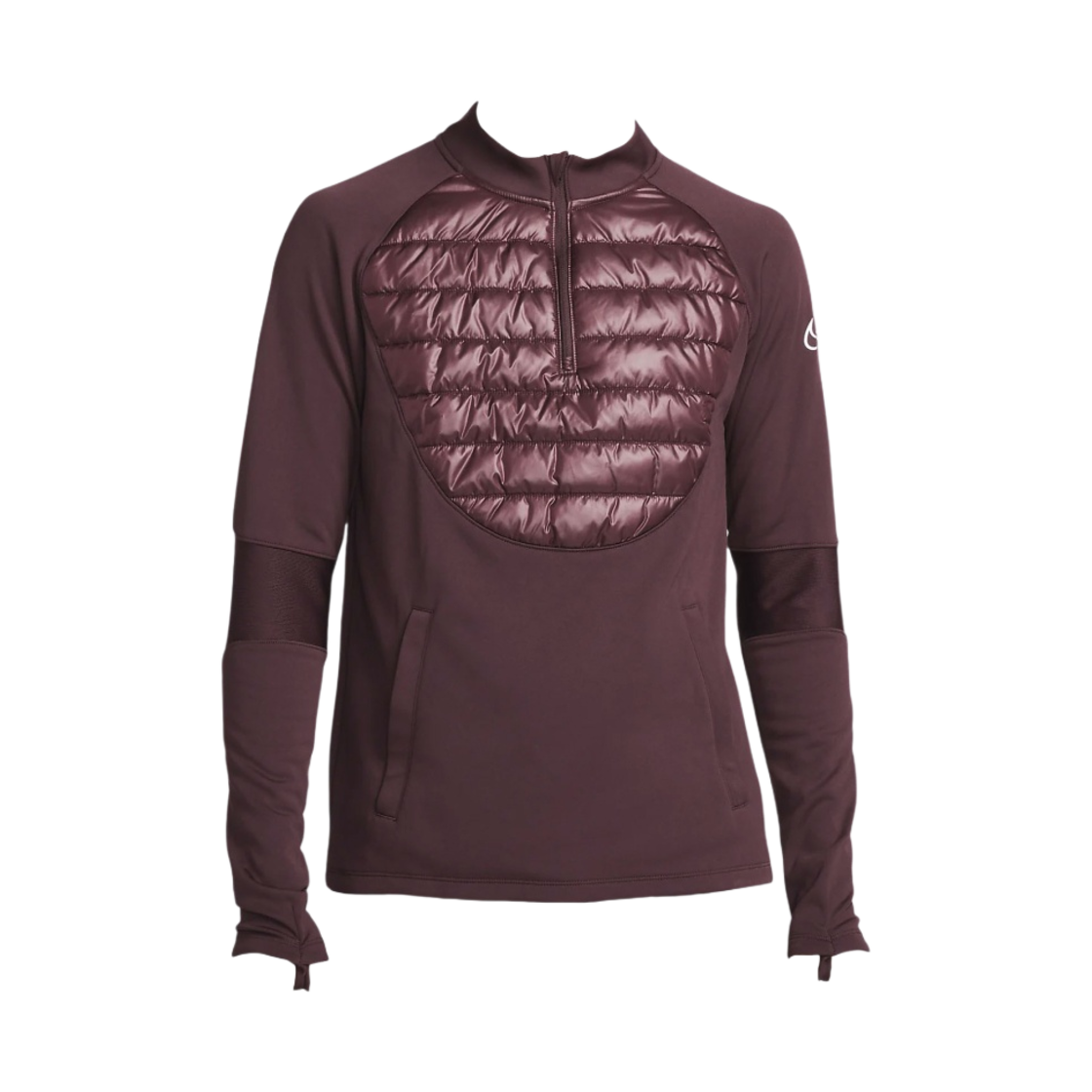 나이키 써마핏 아카데미 윈터 워리어 드릴 탑 버건디 크러쉬 - 아시아(Nike Therma-Fit Academy Winter Warrior Drill Top Burgundy Crush - Asia) - 1
