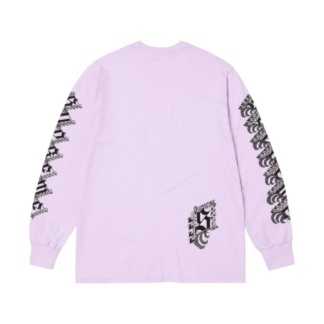 슈프림 스트로베리 롱슬리브 티셔츠 라이트 퍼플 - 24FW