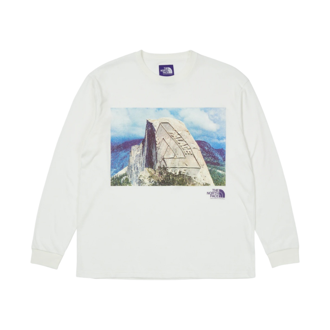 - Palace x The North Face Purple Label Long Sleeve Graphic T-Shirt White