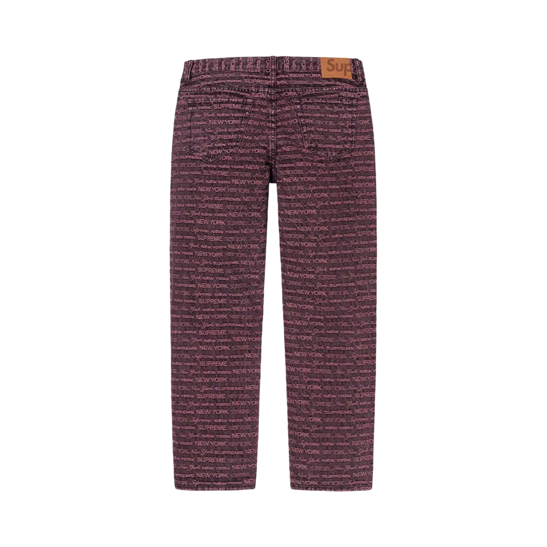 슈프림 멀티 타입 자카드 레귤러 진 퍼플 - 22FW(Supreme Multi Type Jacquard Regular Jean Purple - 22FW) - 2