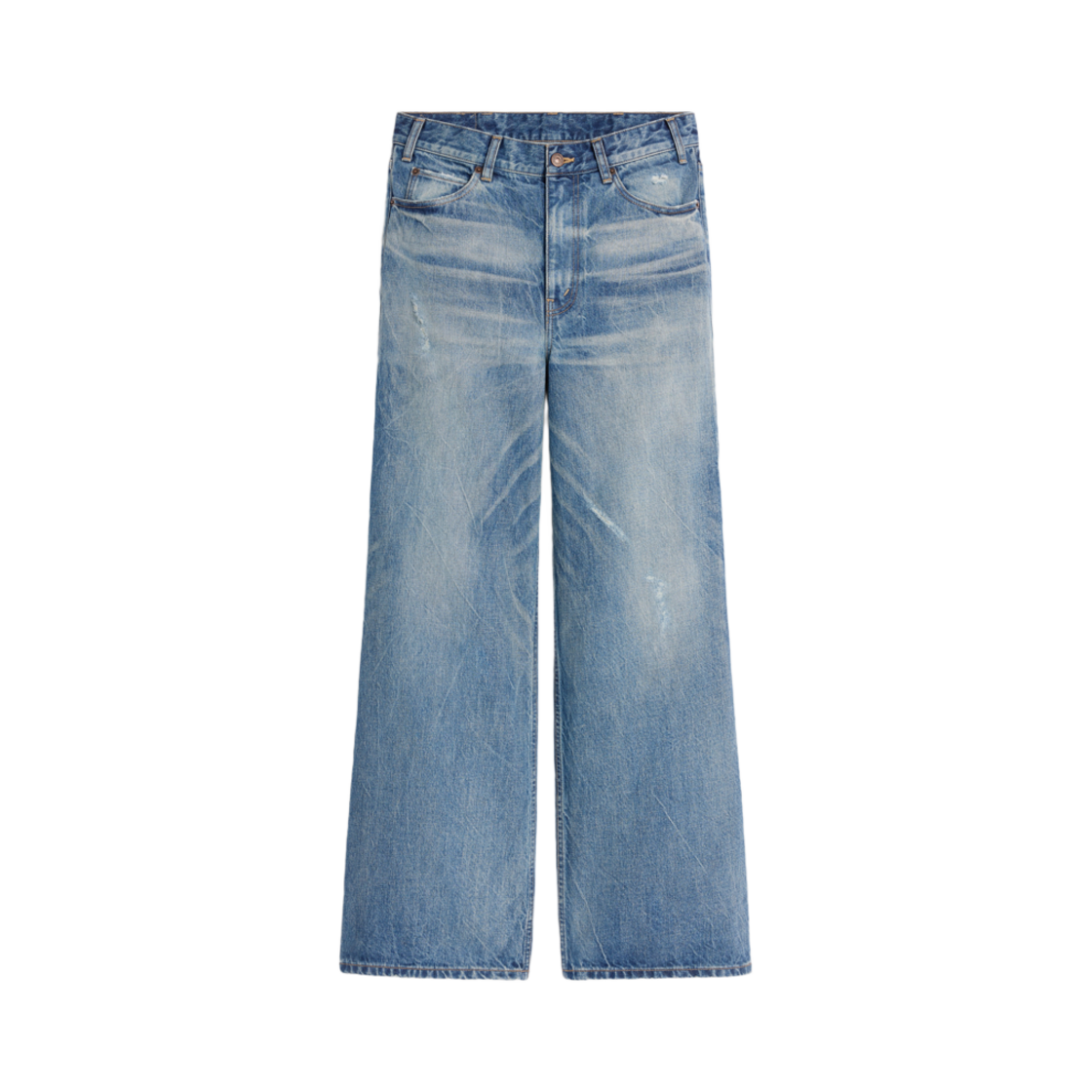 2N638967W-CAU1 Celine Flared Surf Jeans Wash Denim Summer Dazed