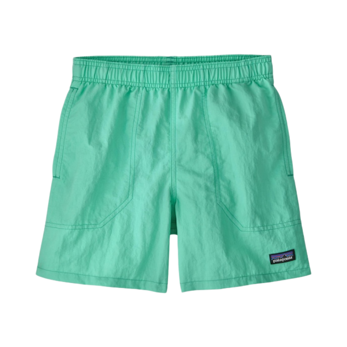 (키즈) 파타고니아 배기스 쇼츠 5인치 라인드 얼리 틸((Kids) Patagonia Baggies Shorts 5 Inch Lined Early Teal) - 1