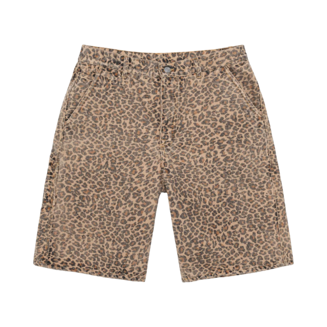 스투시 데님 워크 쇼츠 레오파드(Stussy Denim Work Shorts Leopard)