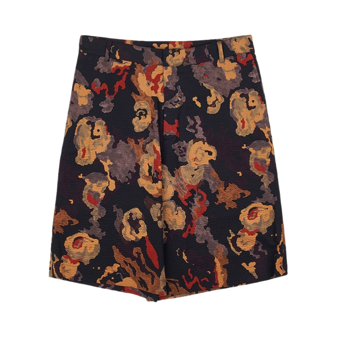 013C121B5792-982 Dior and Duncan Grant and Charleston Bermuda Shorts Black Cotton Seersucker