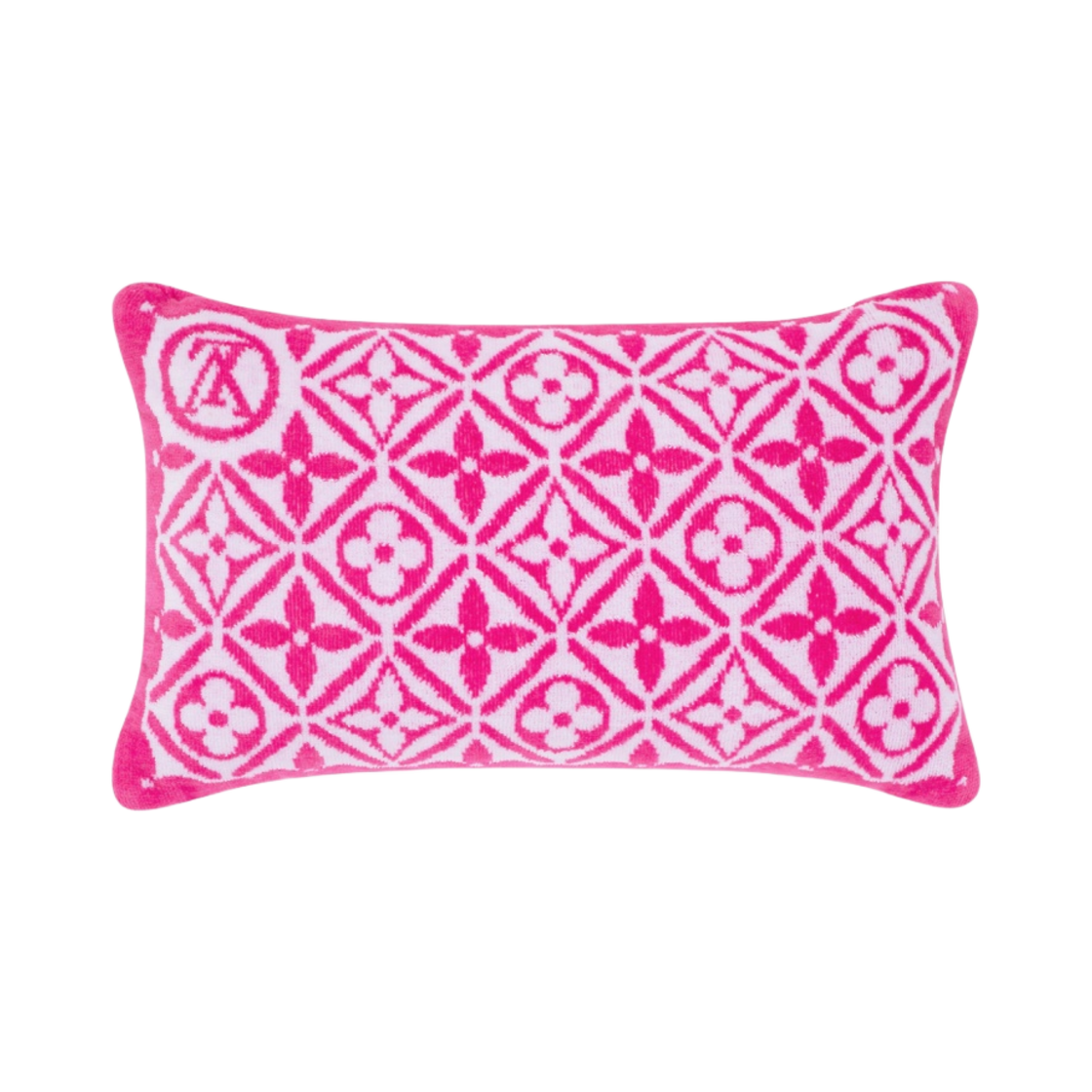 루이비통 모노그램 플라워 타일 스몰 비치 필로우 로즈 클레르(Louis Vuitton Monogram Flower Tile Small Beach Pillow Rose Clair)