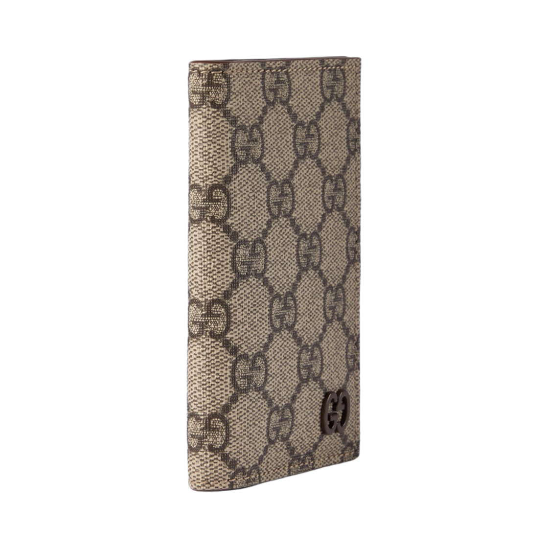 구찌 브라운 인테리어 GG 롱 카드 케이스 베이지 에보니(Gucci Brown Interior GG Long Card Case Beige Ebony) - 2