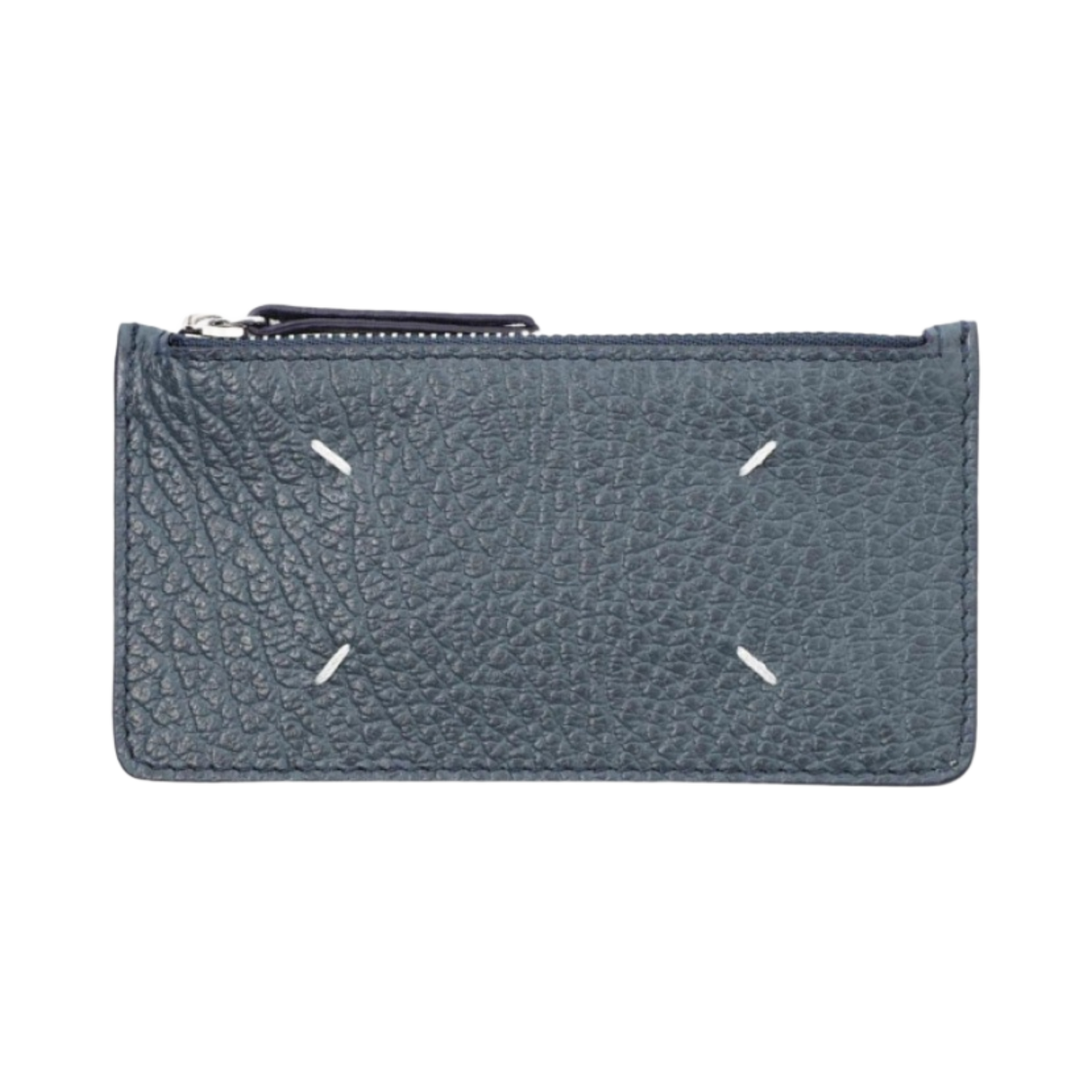 메종 마르지엘라 스티치 레더 지퍼 카드 홀더 슬레이트 블루(Maison Margiela Stitch Leather Zipped Card Holder Slate Blue) - 1