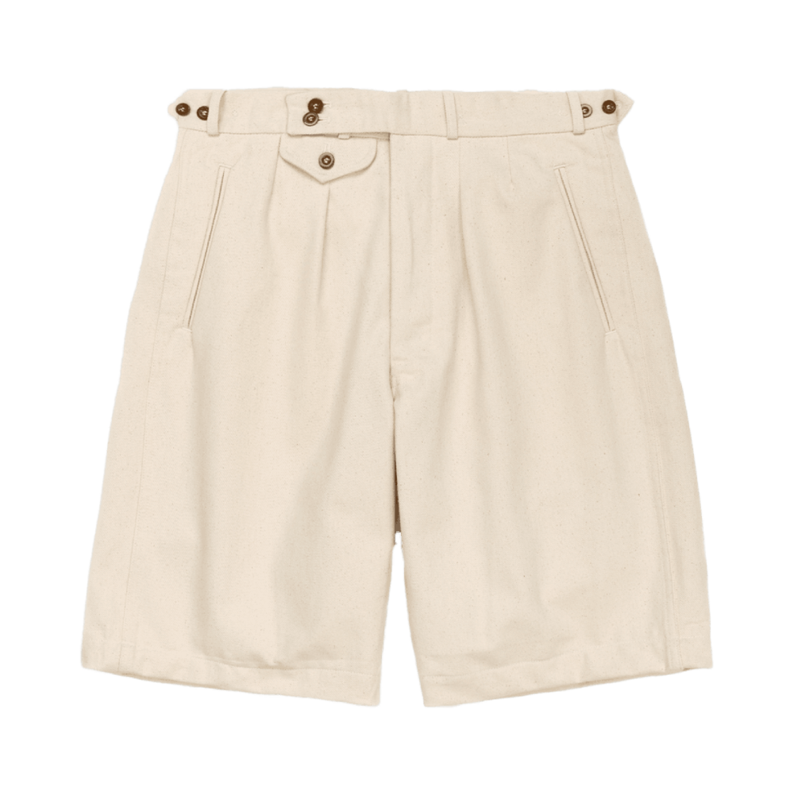 YM2025060502 YMCL KY German Type Navy Tropical Short Pants Natural