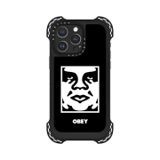 Casetify x Obey iPhone Magsafe Icon Face Ultra Bounce Case Black