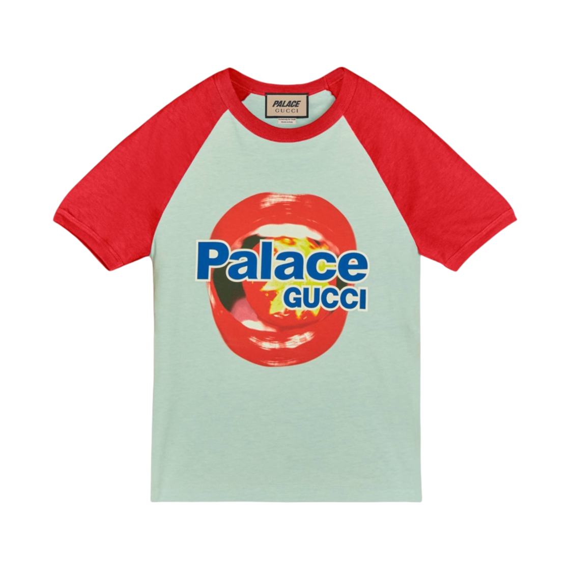 팔라스 x 구찌 프린트 코튼 저지 티셔츠 레드 화이트 - 22FW(Palace x Gucci Printed Cotton Jersey T-Shirt Red White - 22FW) - 1