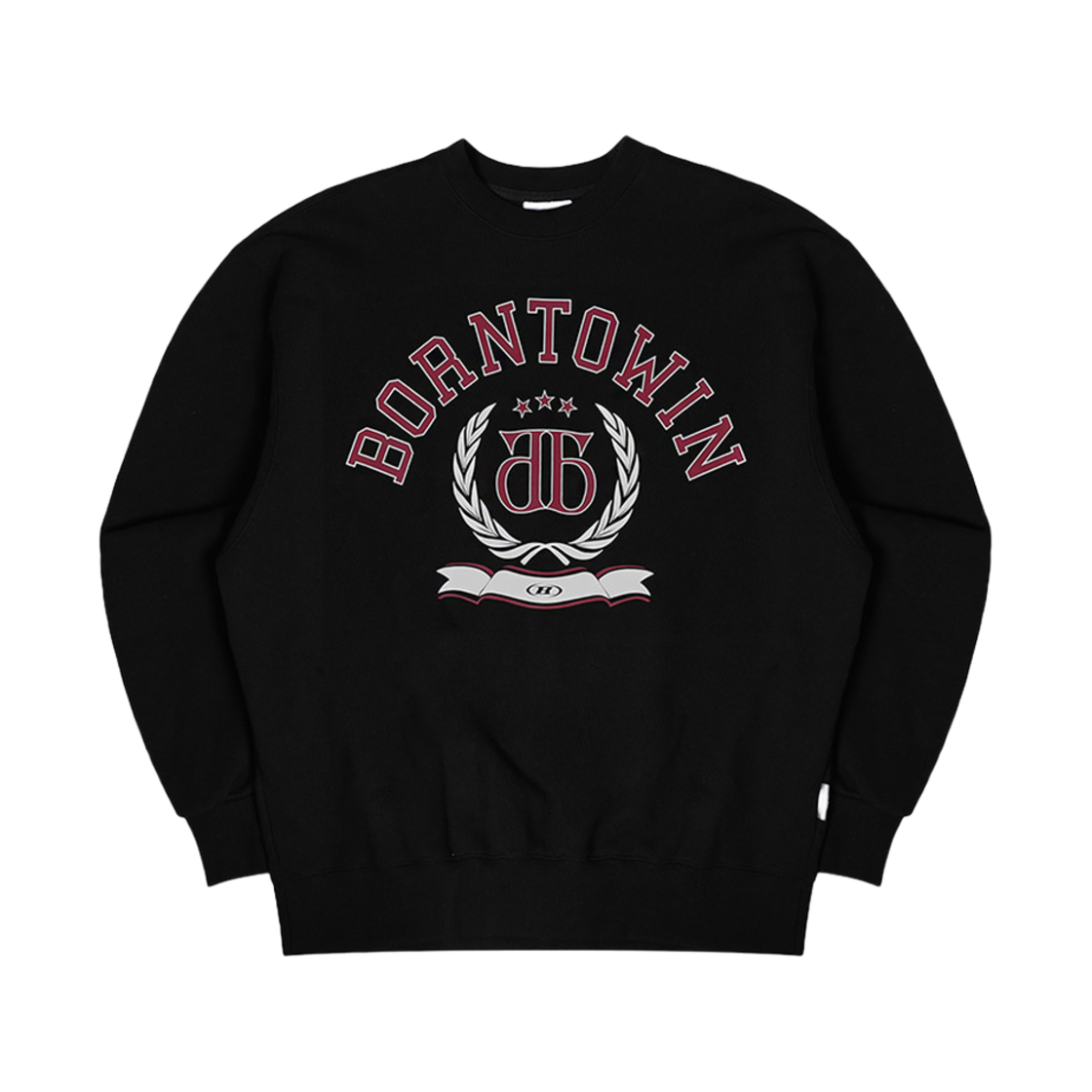 본투윈 더블 B 엠블럼 스웨트셔츠 블랙