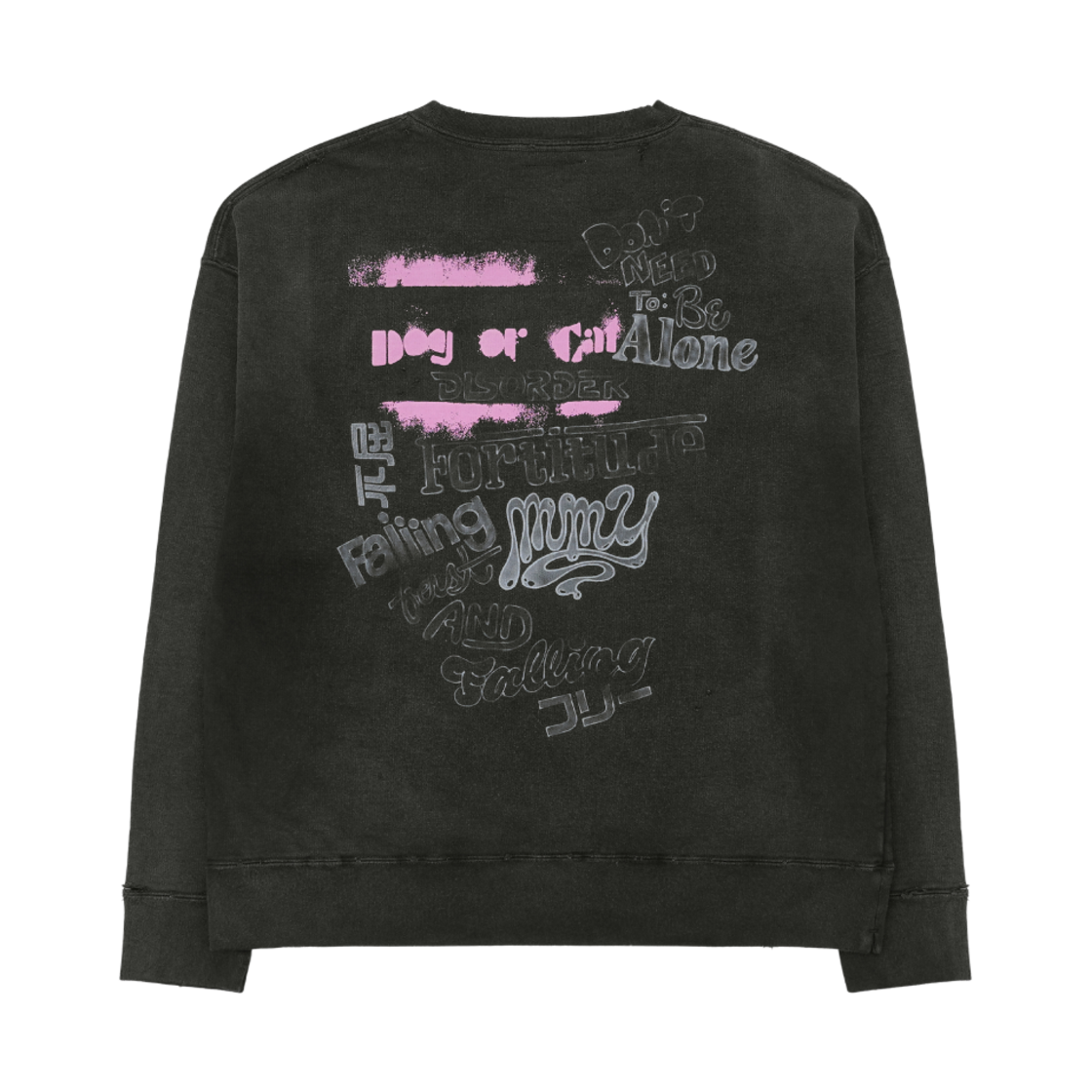 메종 미하라 야스히로 디스트레스드 풀오버 블랙(Maison Mihara Yasuhiro Distressed Pullover Black) - 2