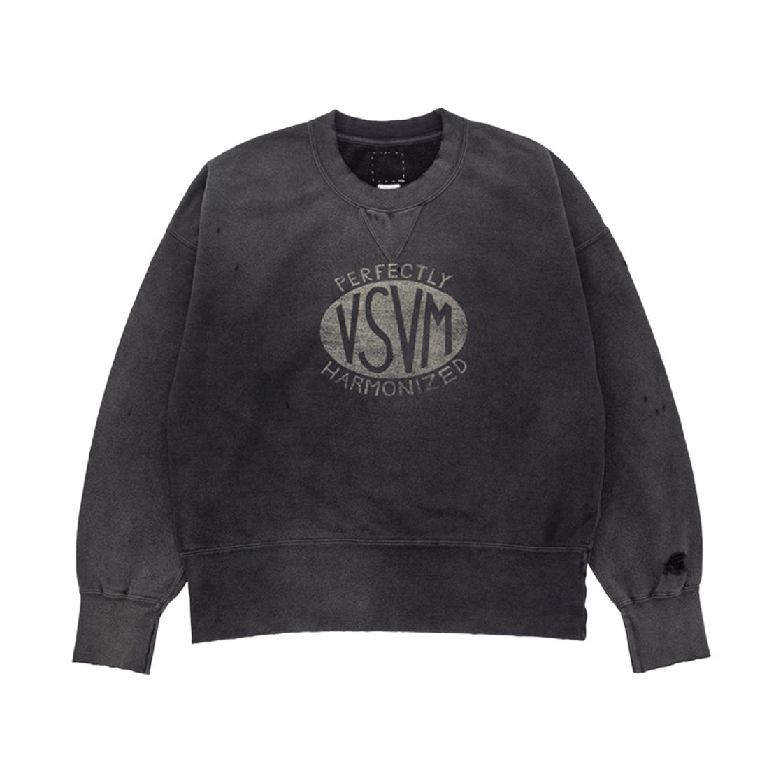 0124105010018 Visvim Court Sweat L/S Crash Navy - 24SS